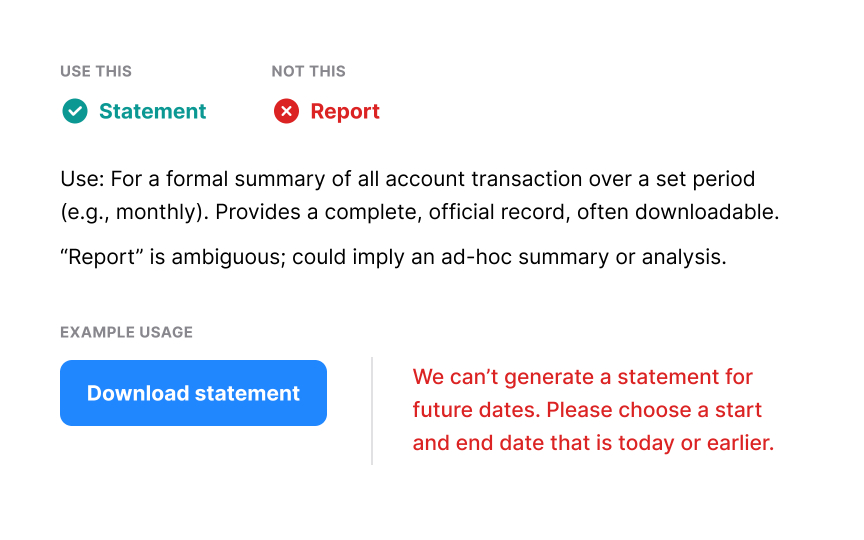 Terminology standards