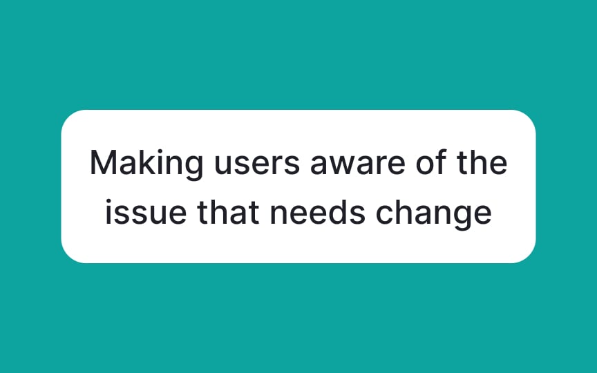 The 6 steps of behavior change Best Practice