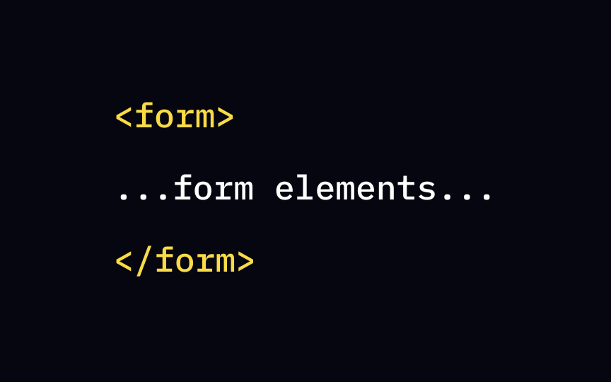 The <form> tag