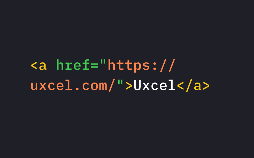 The link tag <a>