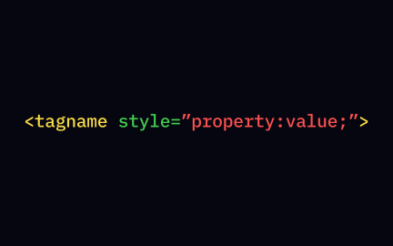 The style attribute syntax