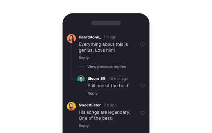 Mobile threaded view