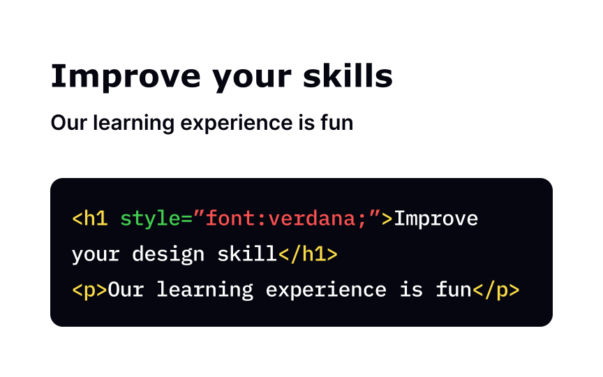 Font family Bad Practice