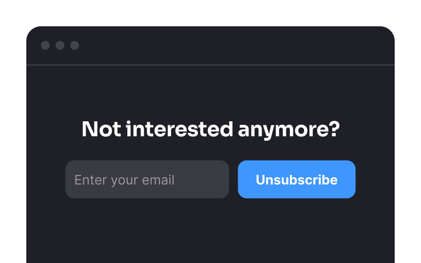 Make unsubscribing easy  Best Practice