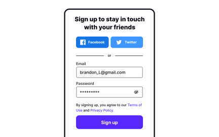 Make the CTA button prominent