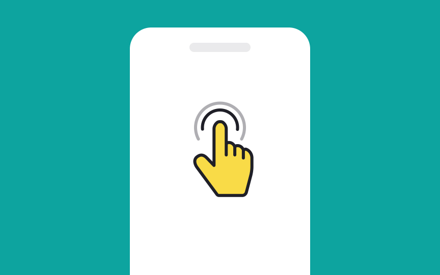 Use gestural signifiers Bad Practice