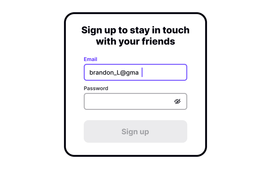 Use input labels Best Practice