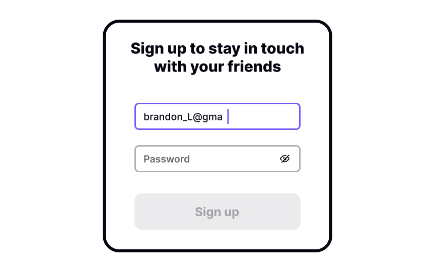 Use input labels Bad Practice