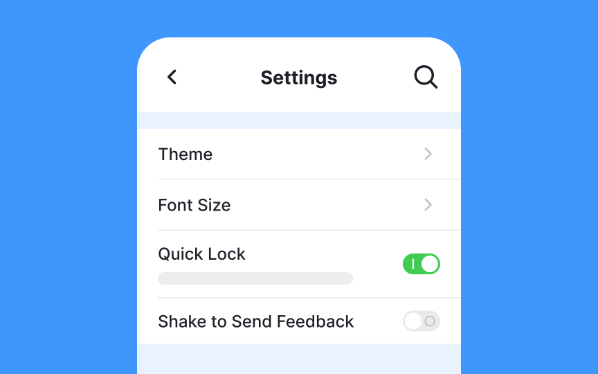 Use toggle switches for immediate changes Best Practice