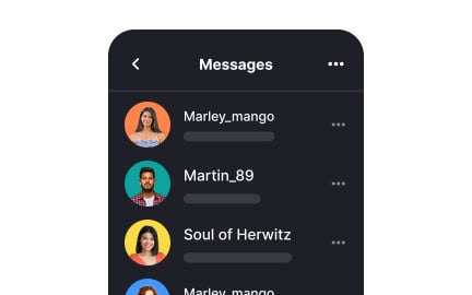 Vertical list