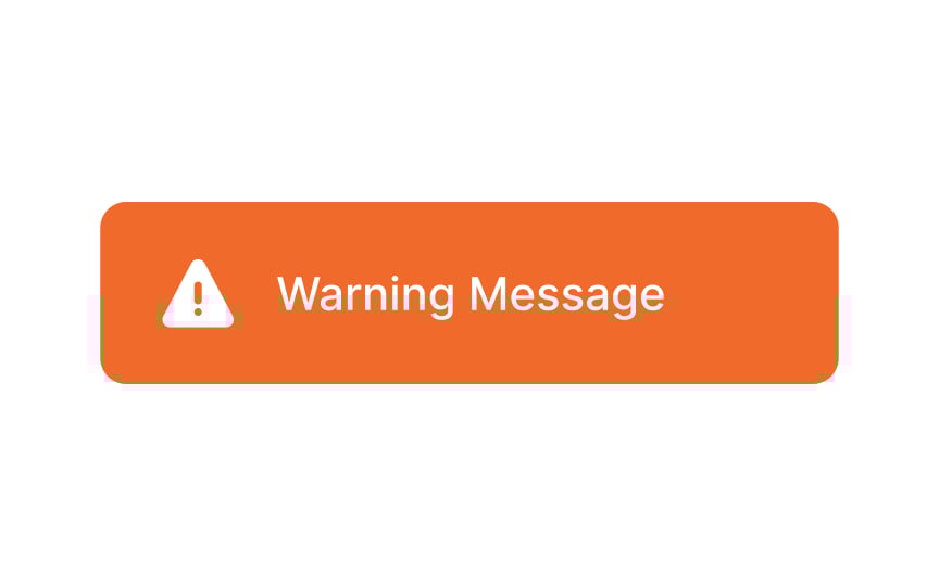 Warning alert