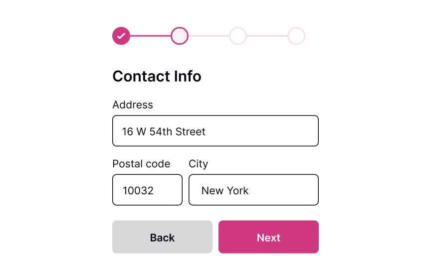 When to use progress trackers