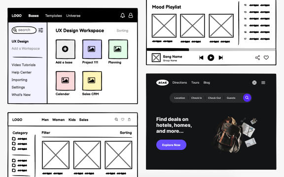 Wireframes should focus on a team's plan and goals
