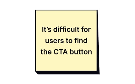 Write down all of your important data points