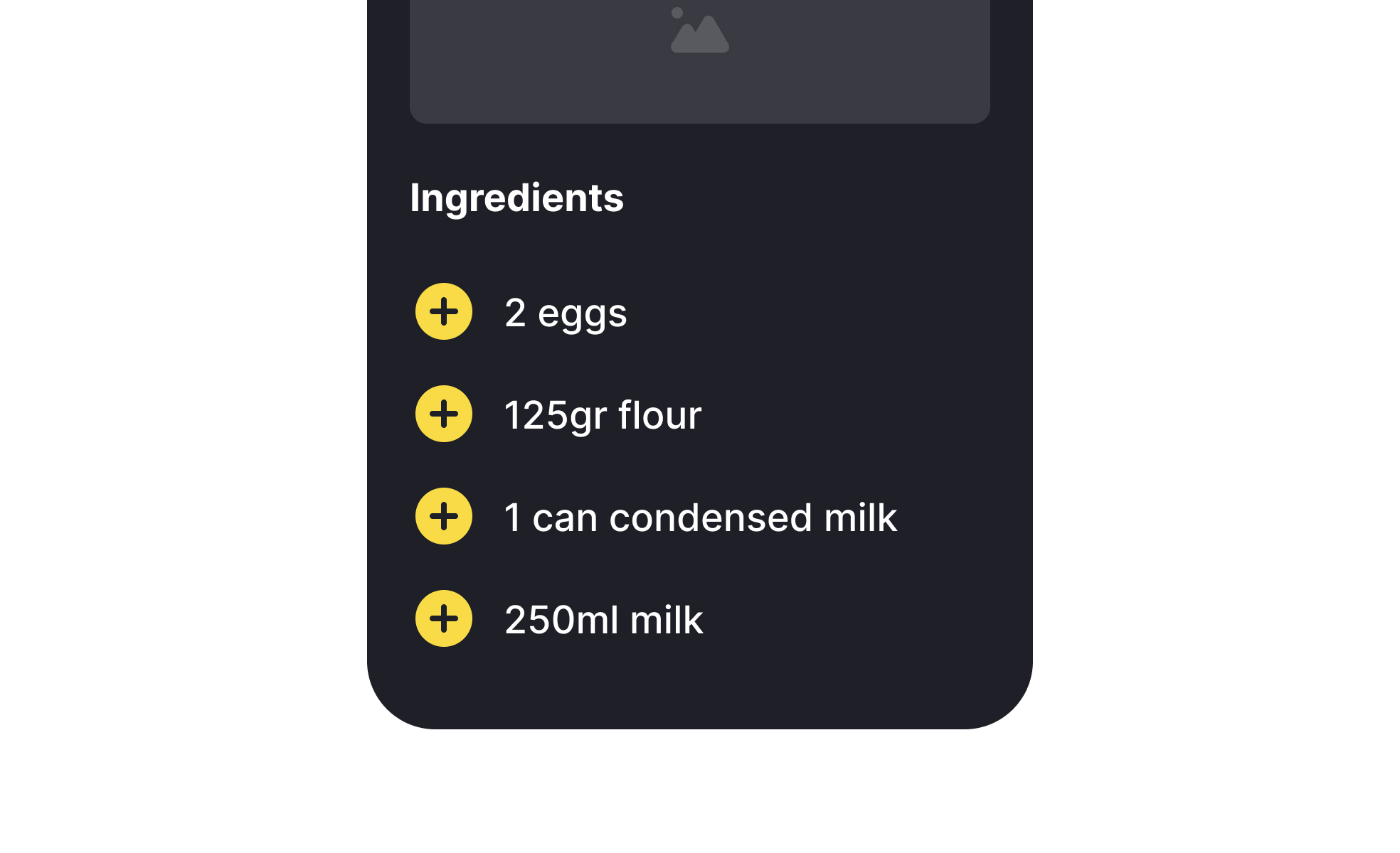 UI lists