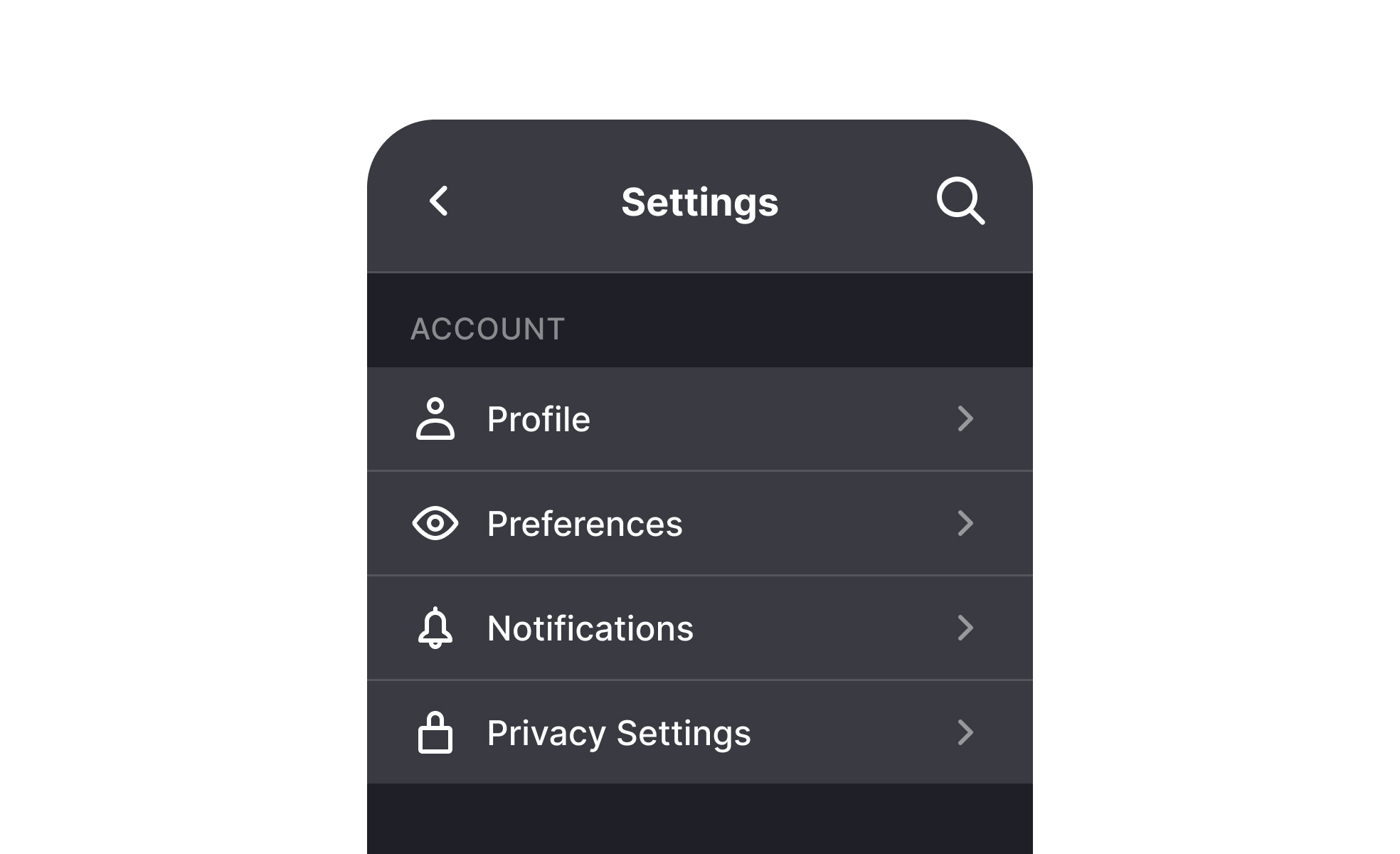 Settings