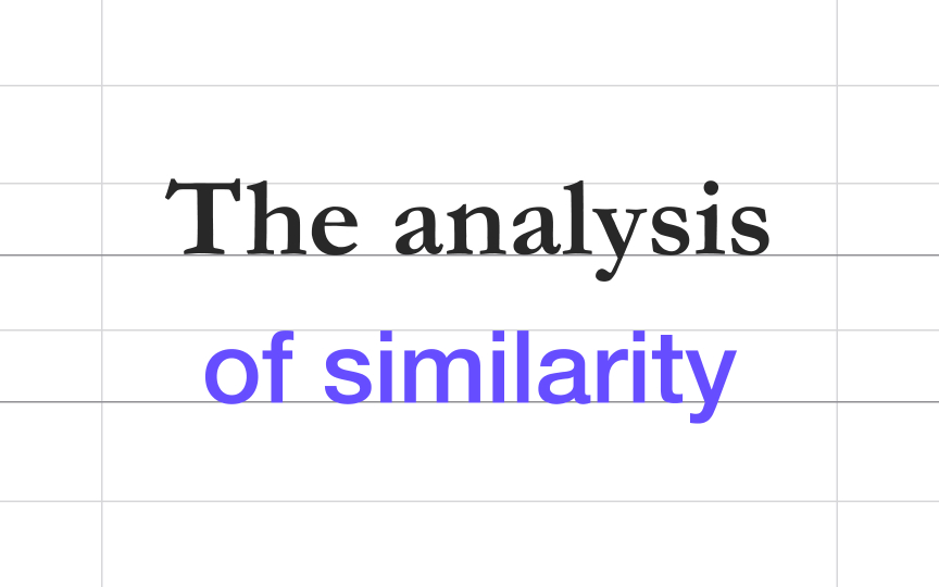 Avoid too much similarity Best Practice
