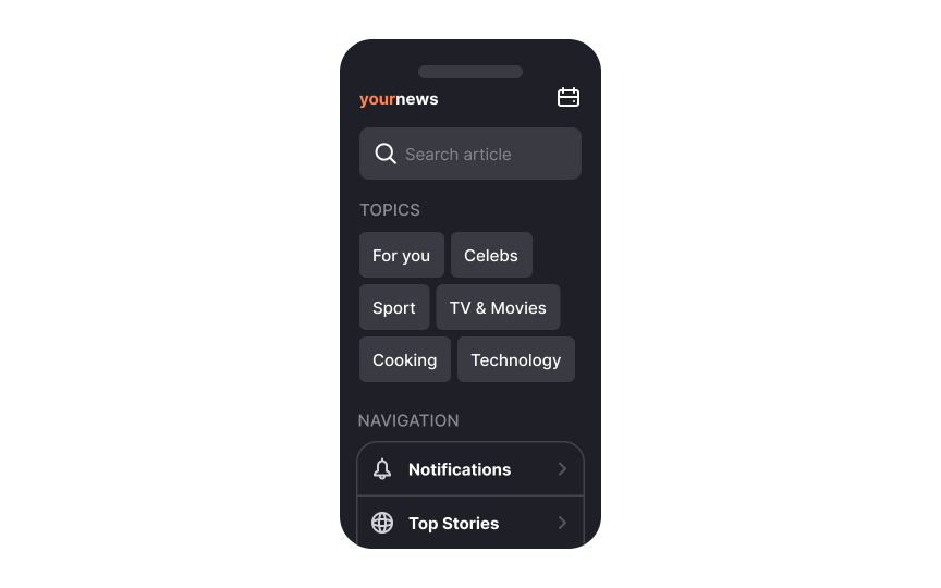 Consider users' needs when choosing navigation Bad Practice