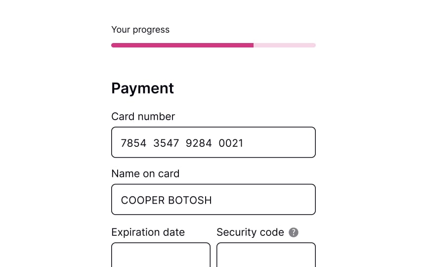 Showing Progress Lesson | Uxcel