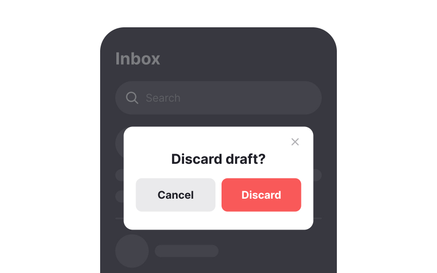 Dialogs Best Practice