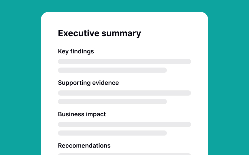 Executive summaries