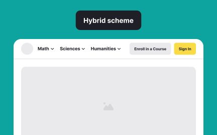 Hybrid schemes