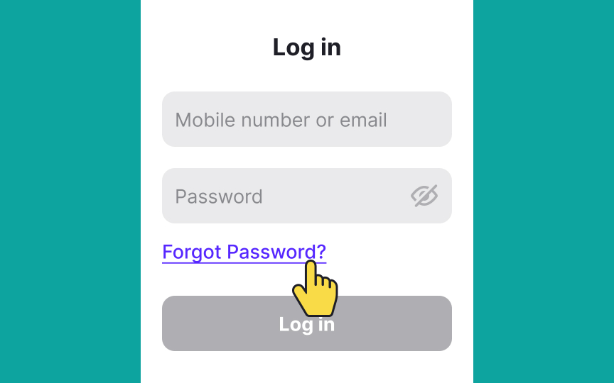 Make it easy to reset passwords