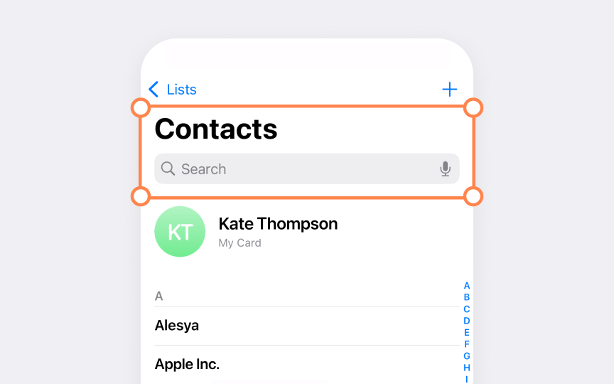 Navigation type