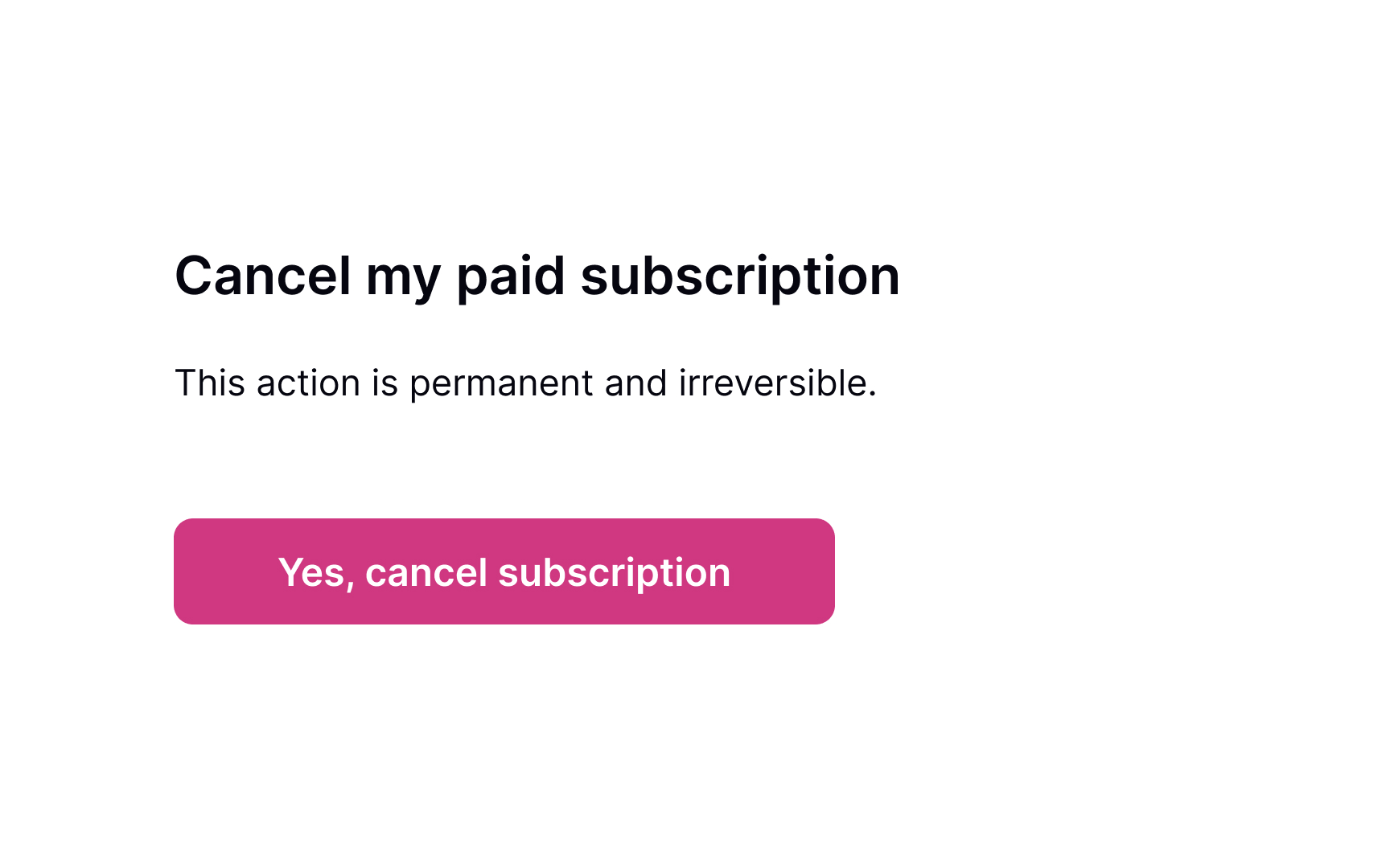 Canceling Subscription Lesson Uxcel