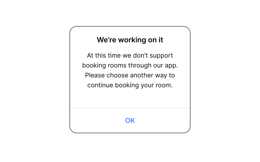 Offering support at the point of error Bad Practice