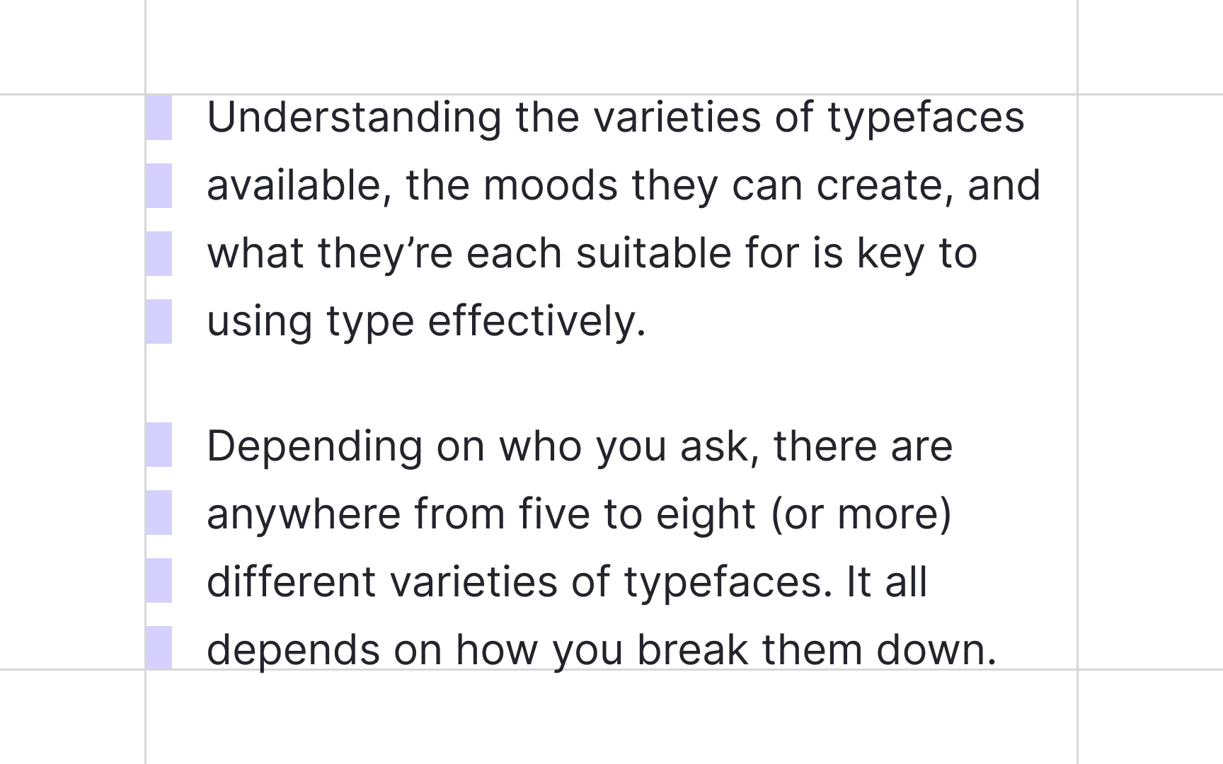Paragraphs in Typography Lesson | Uxcel