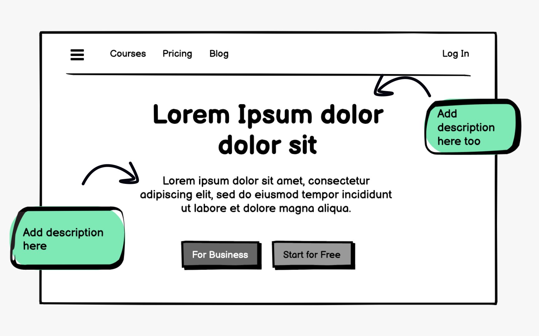 How to Use Text in Wireframes Lesson | Uxcel