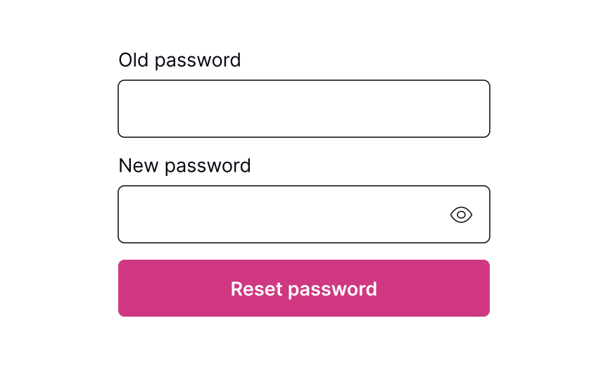 Reset the password Bad Practice