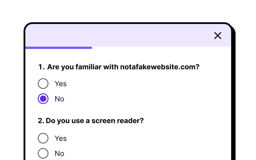 Screening participants Best Practice