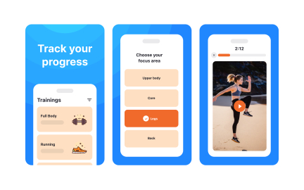 Design screenshots to demonstrate app value