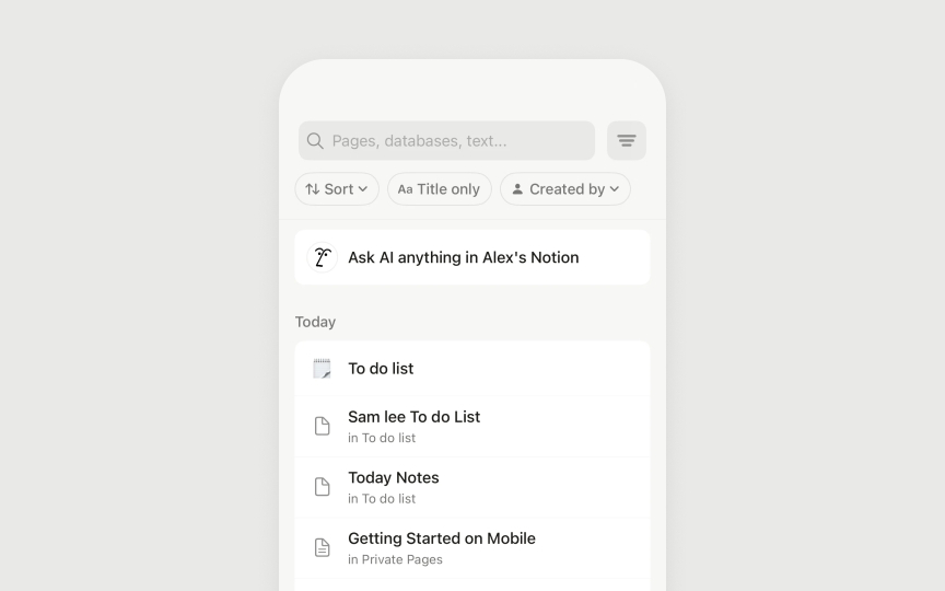 Search bar Best Practice