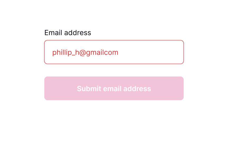Showing Input Error Lesson | Uxcel