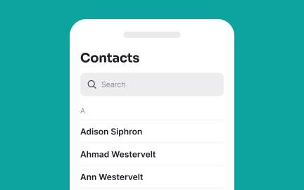 Single-line list