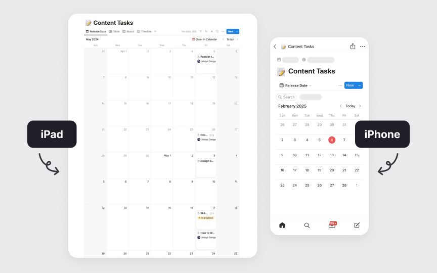 Tablet-specific app versions