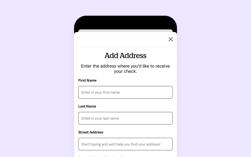 Text field patterns