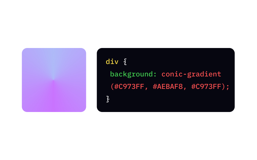 css conic gradient function w3schools