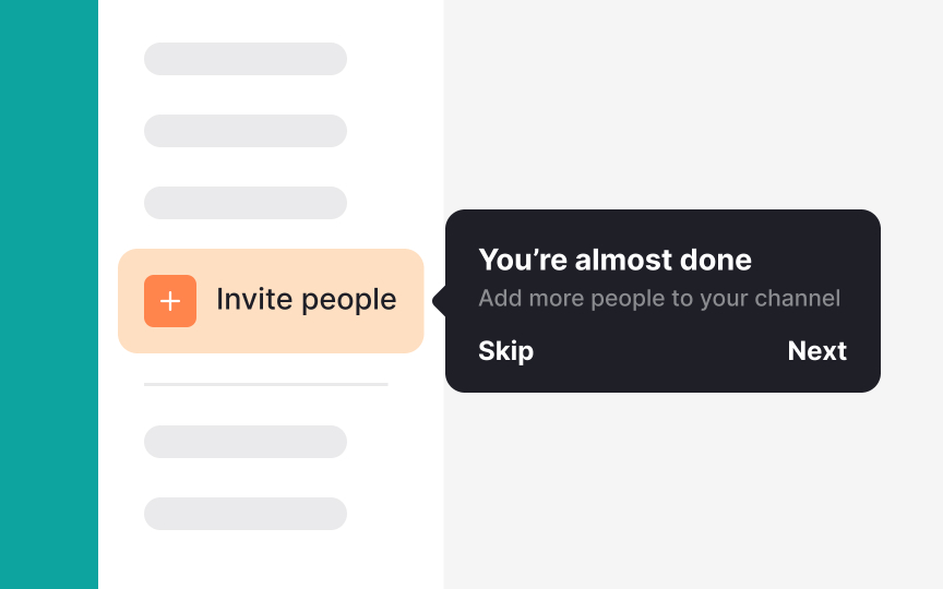 User action-based onboarding microcopy Best Practice