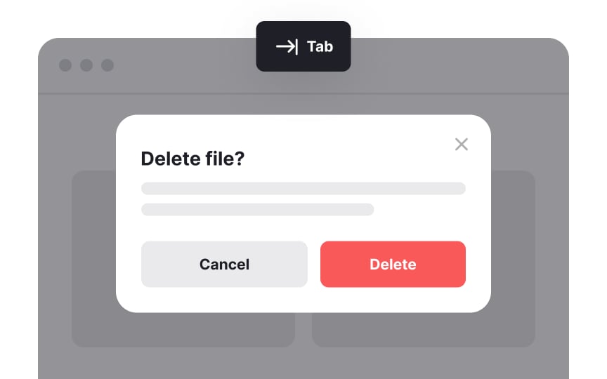 Use keyboard focus on desktop Bad Practice