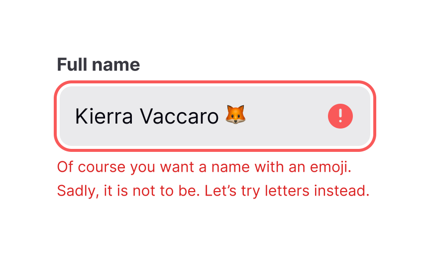 UX writing examples