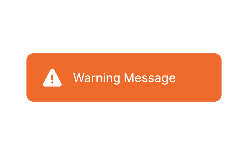 Warning alert